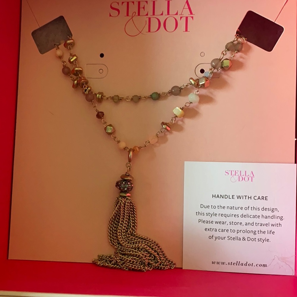 Stella & Dot Gitane Tassel Necklace